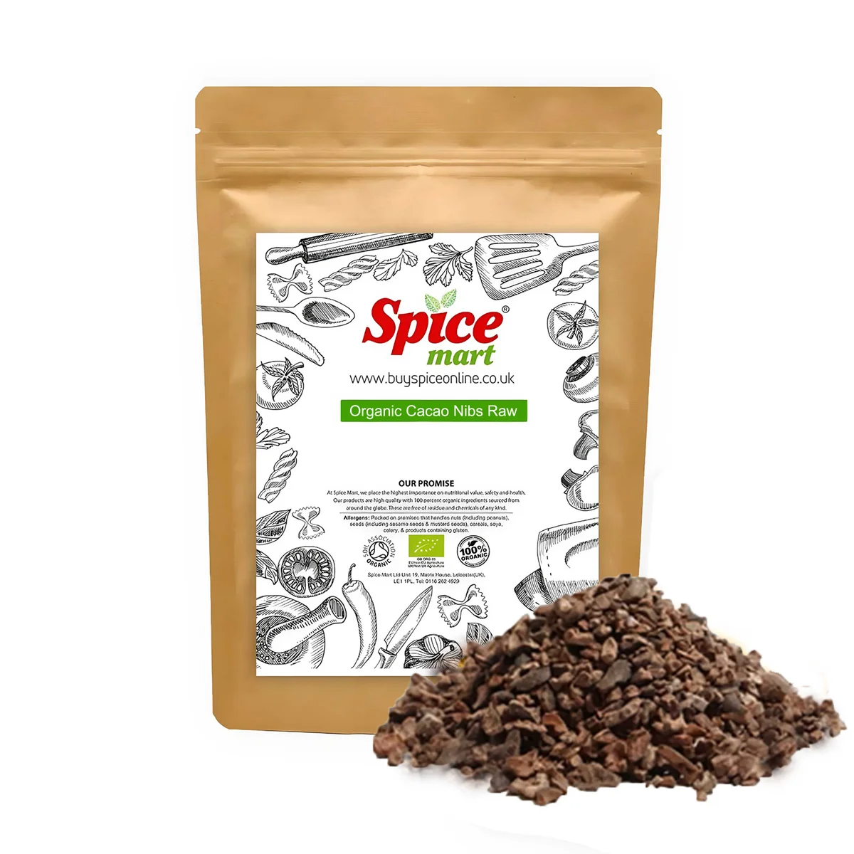 Organic Cacao Nibs 2kg