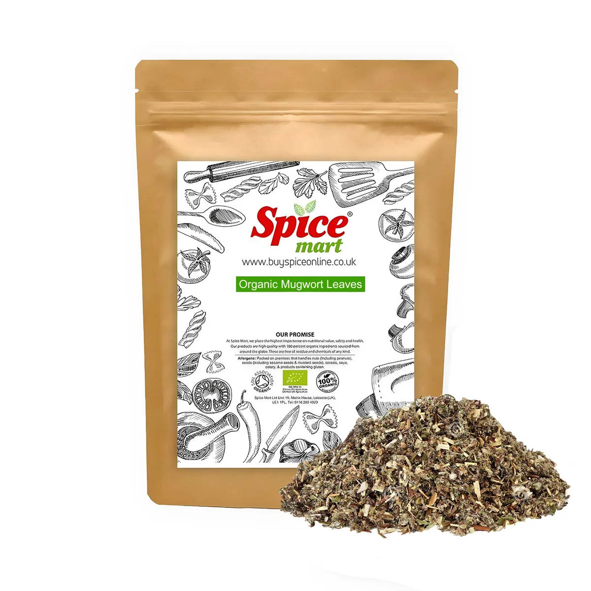 Organic Mugwort Herb 50g