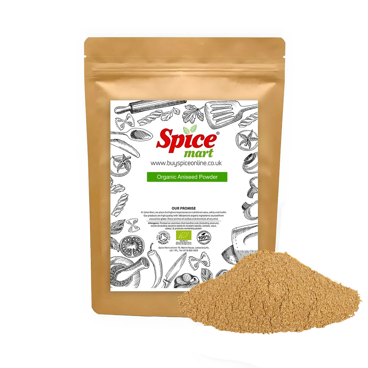 Organic Aniseed Powder 1kg