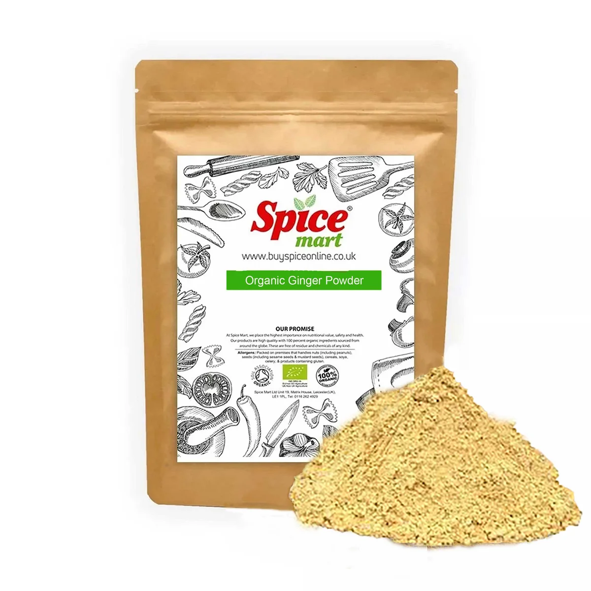 Organic Ginger Powder 100g