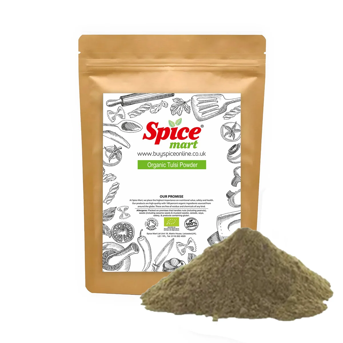 Organic Tulsi Powder 500g