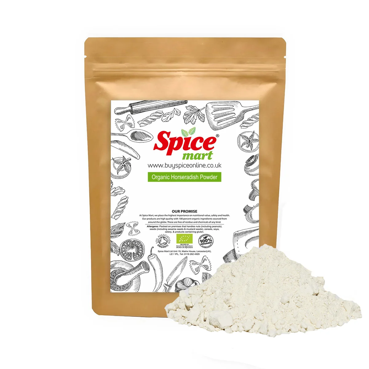 Organic Horseradish Powder 50g