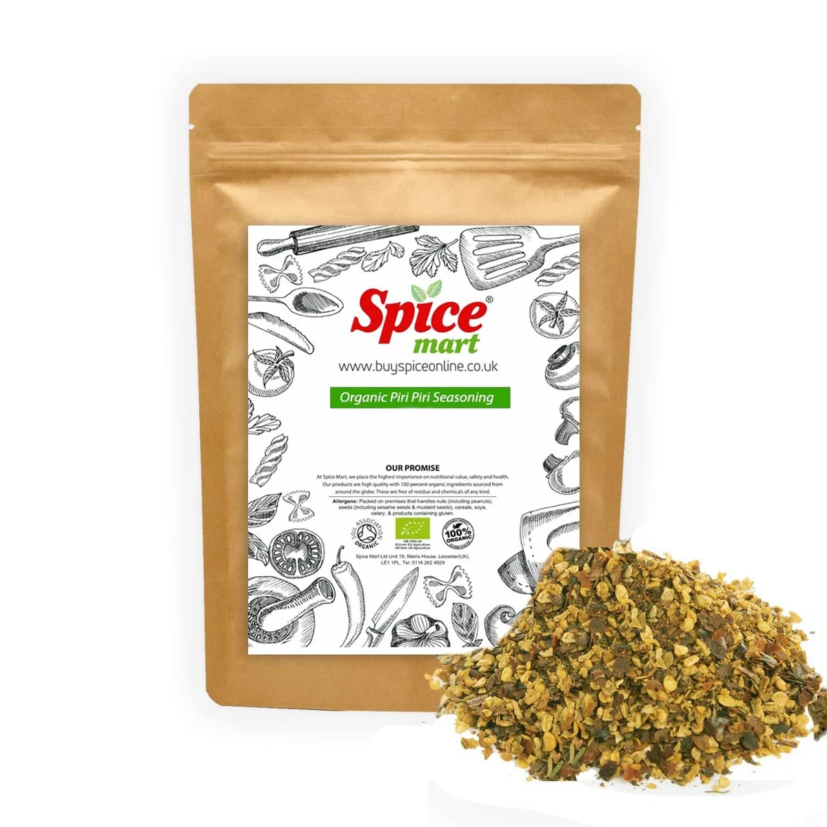Organic Peri Peri Seasoning 100g