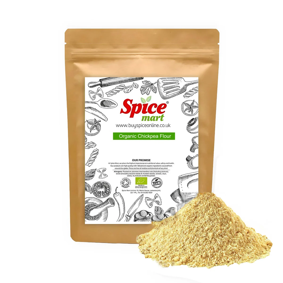 Organic Chickpea Flour 2kg