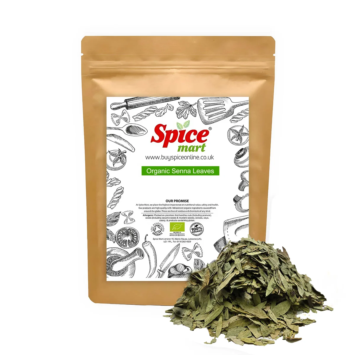 Organic Senna Leaves 1kg