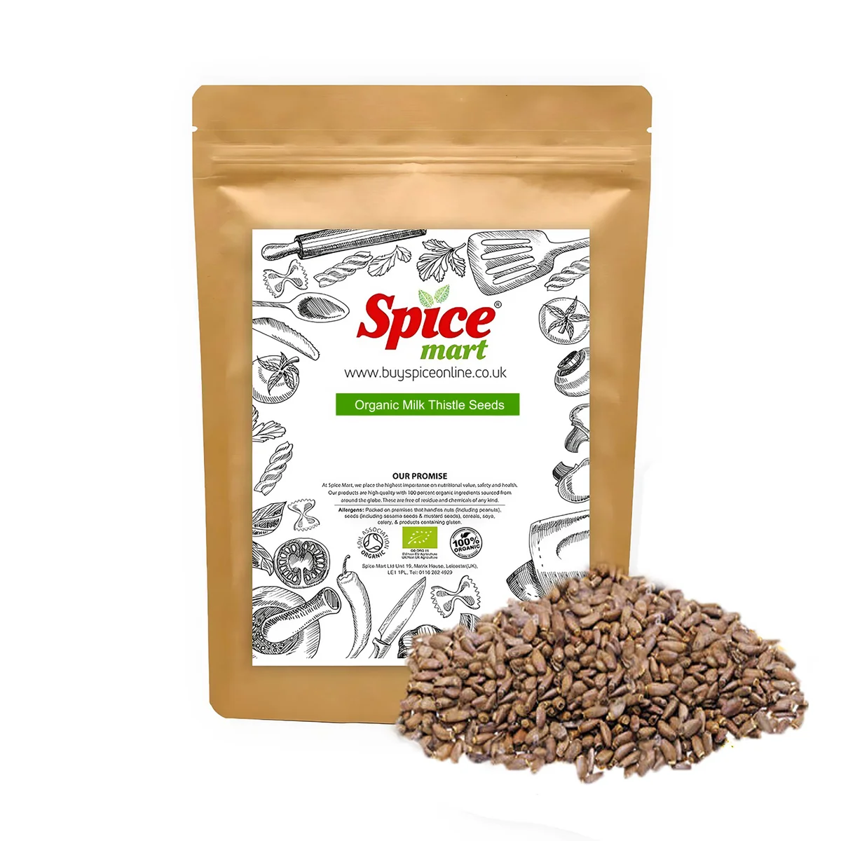 Organic Milk Thistle Seed 50g