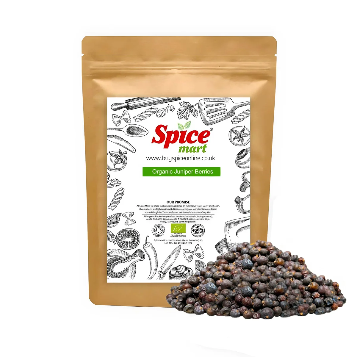 Organic Juniper Berries 50g