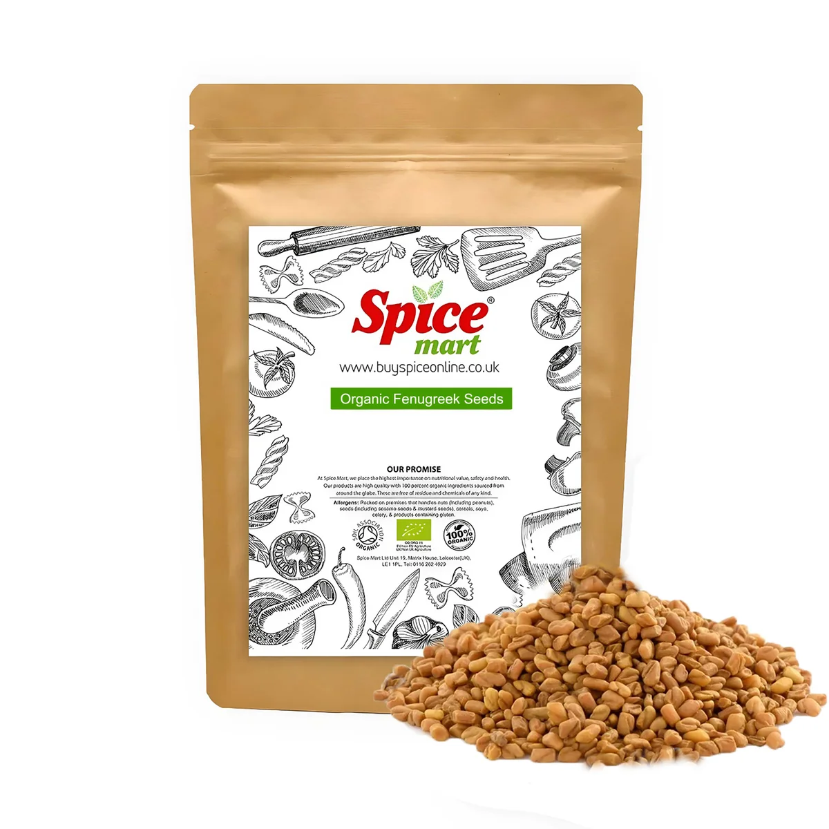 Organic Fenugreek Seed 1kg
