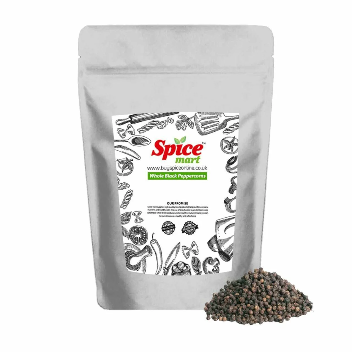 Black Peppercorns 50g