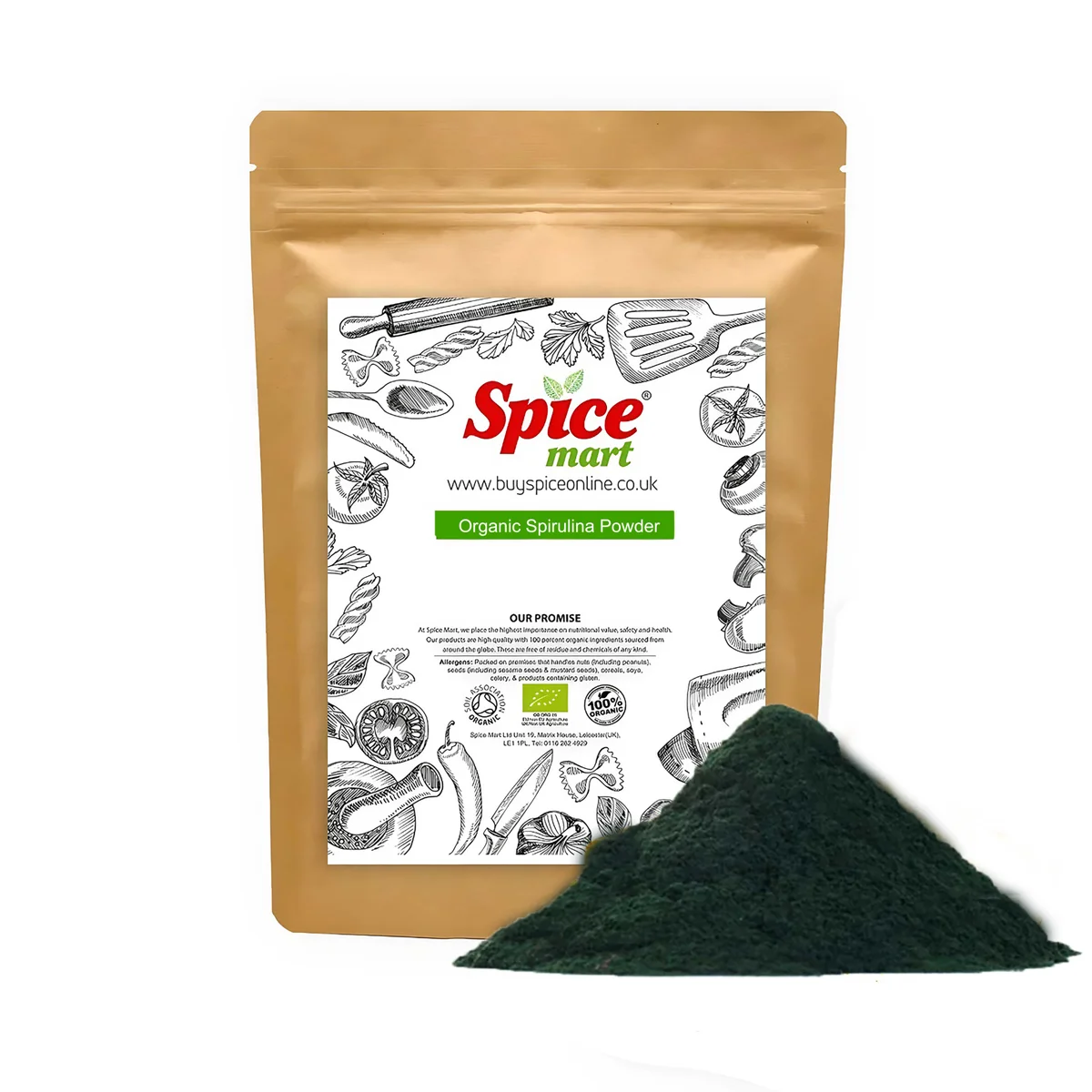 Organic Spirulina Powder 500g