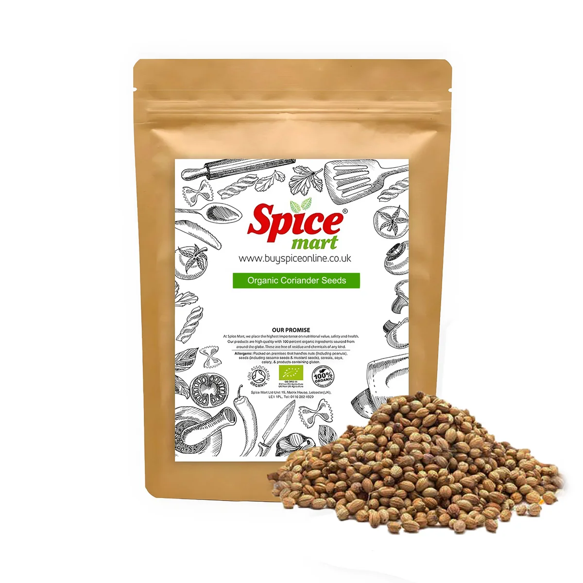 Organic Coriander Seed 2kg