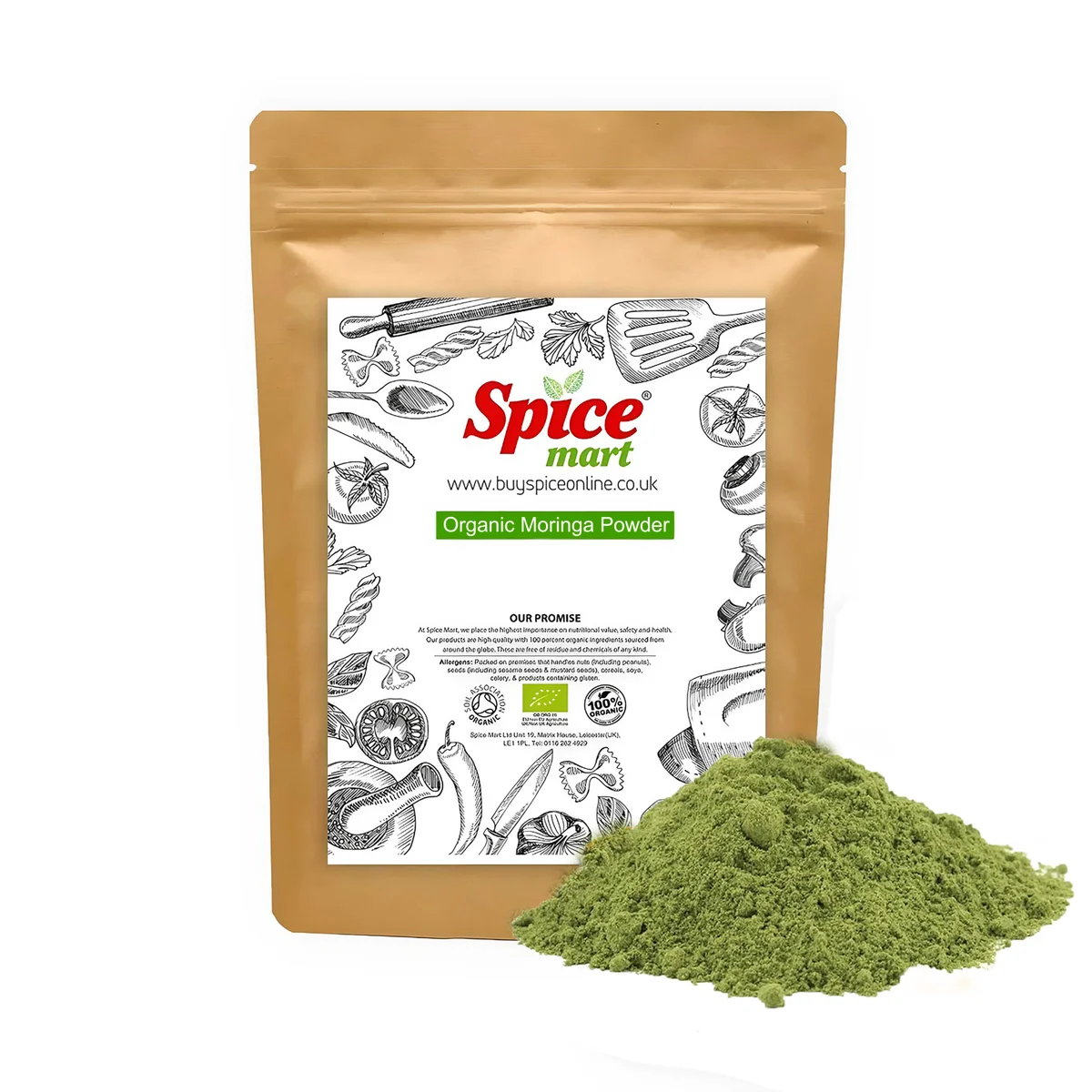 Organic Moringa Powder 50g