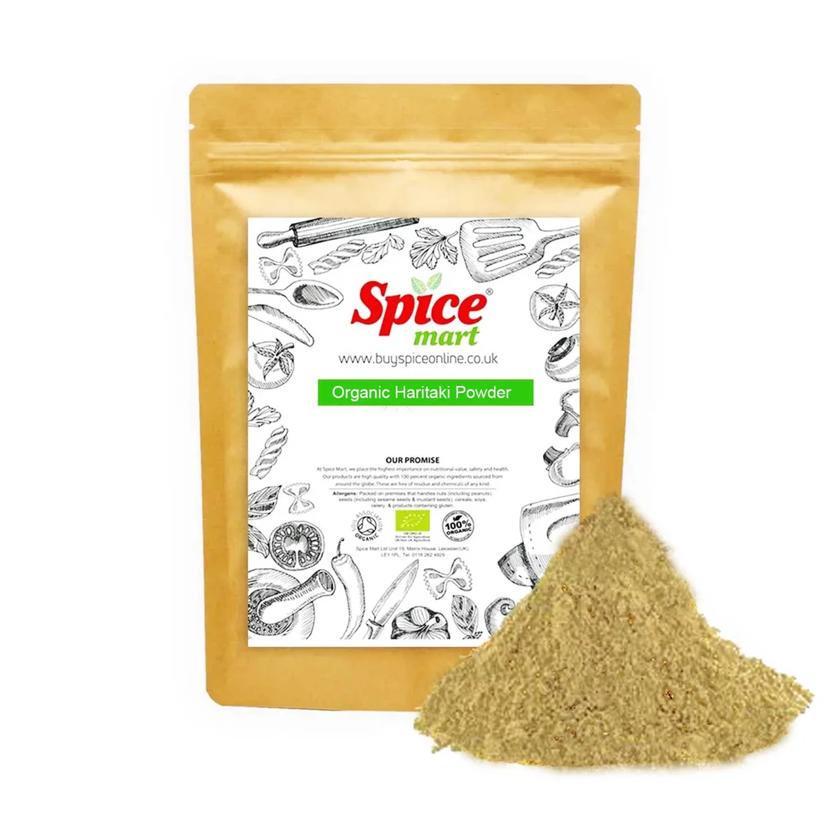 Organic Haritaki Powder 250g