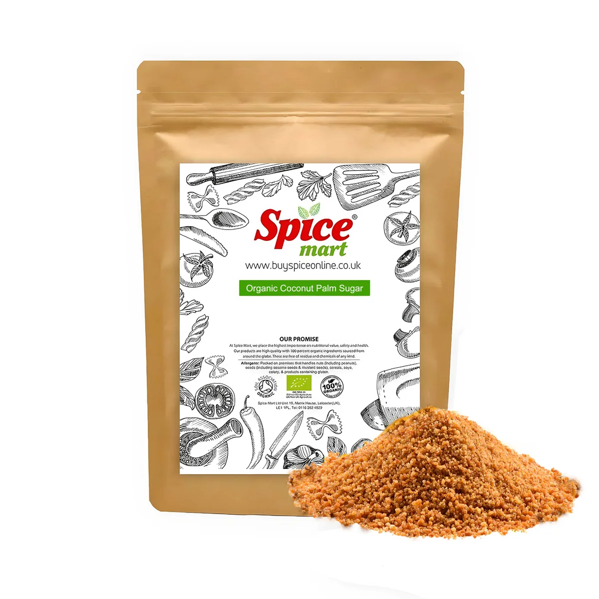 Organic Coconut Palm Sugar 250g