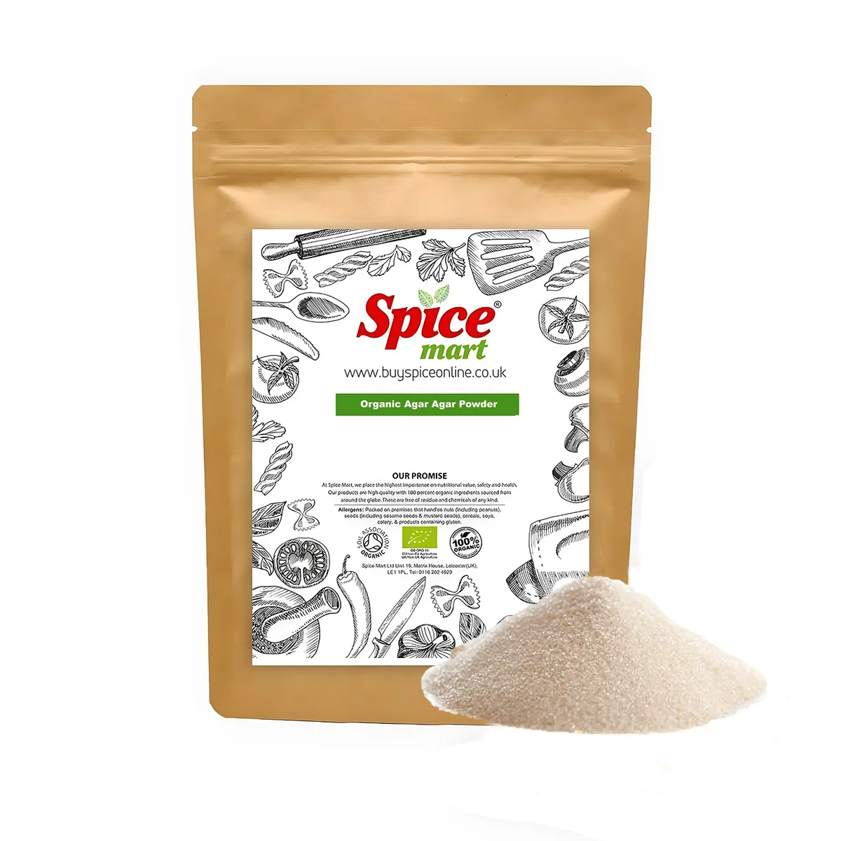 Organic Agar Agar Powder 250g