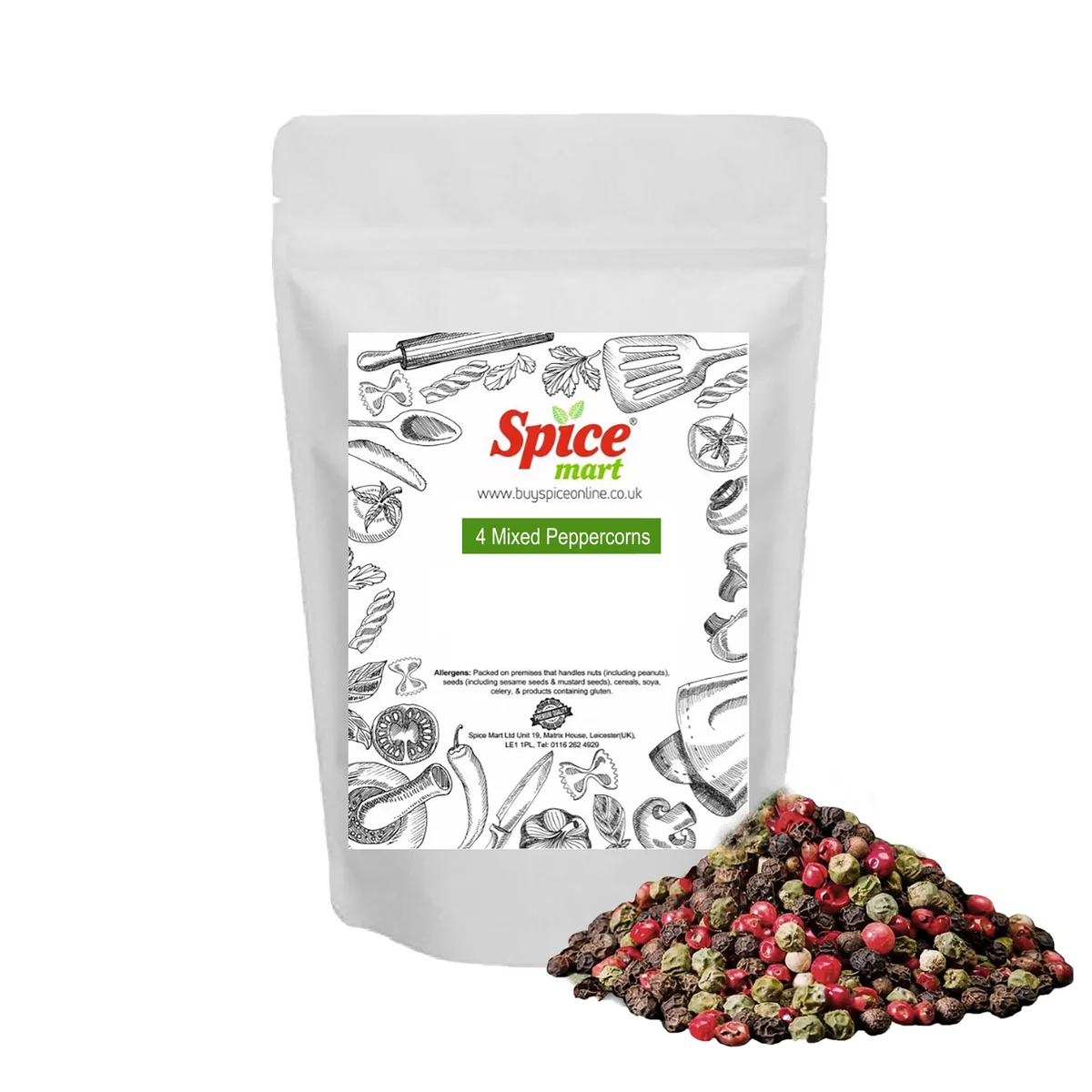 4 Mixed Peppercorns, 500g