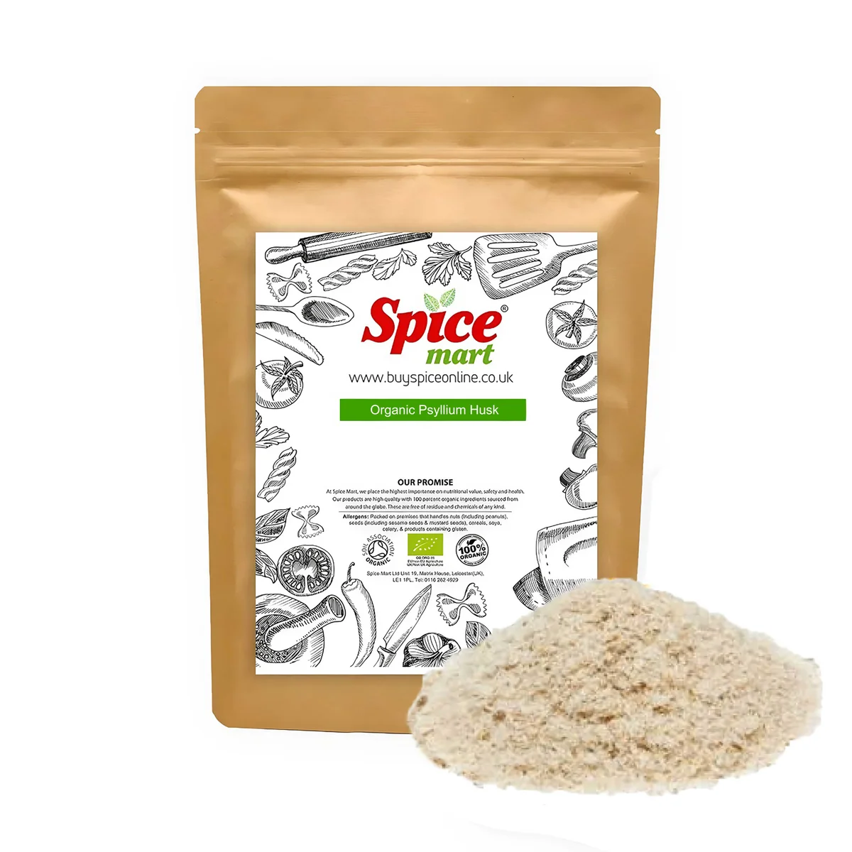 Organic Psyllium Husk 50g