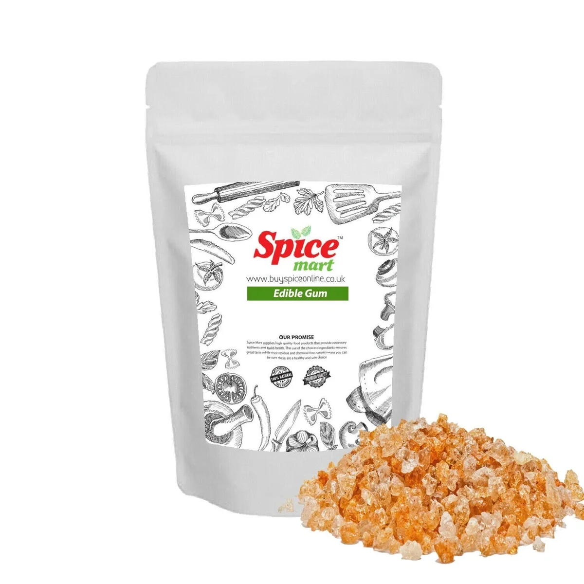 Edible Gum Pieces 50g