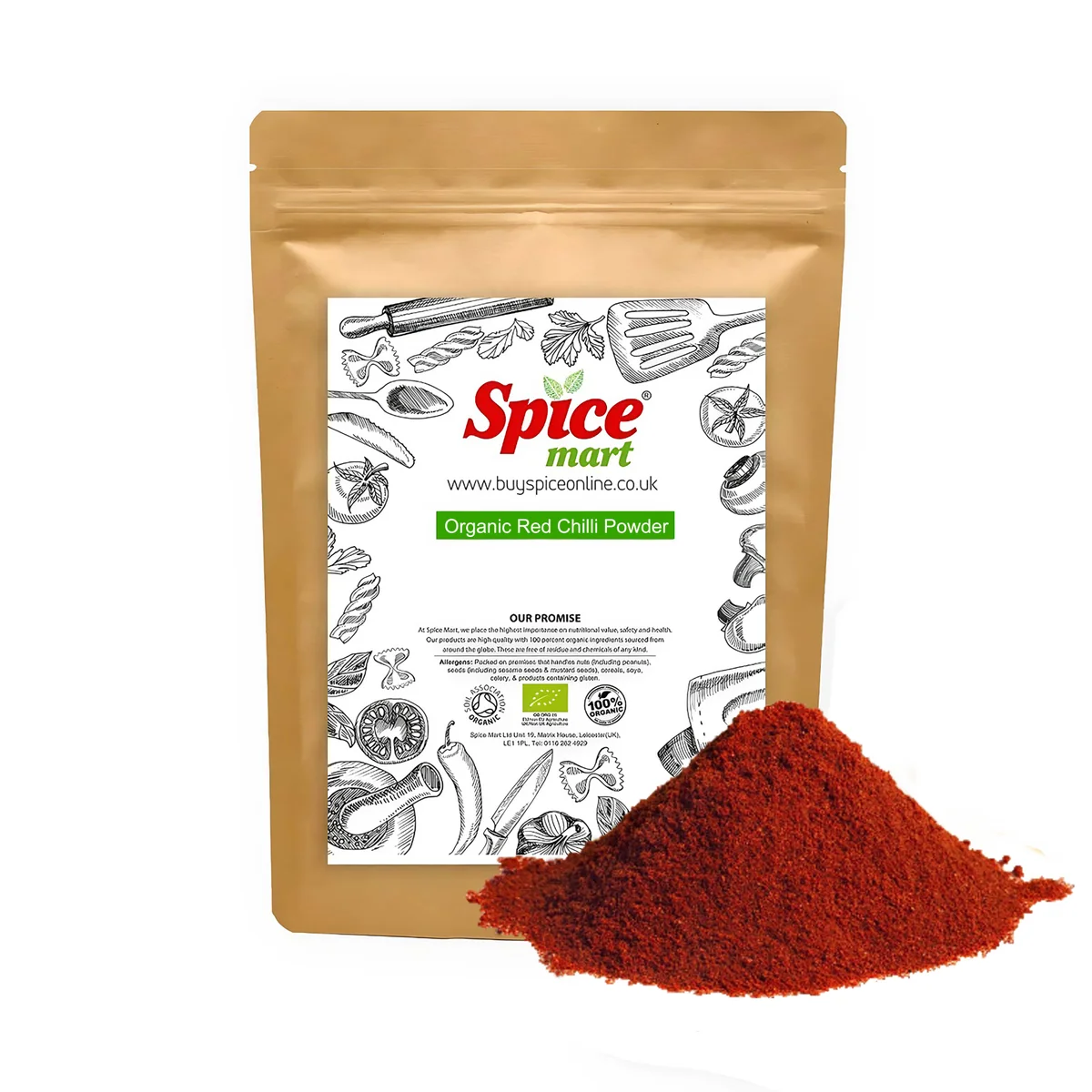Organic Red Chilli Powder 50g