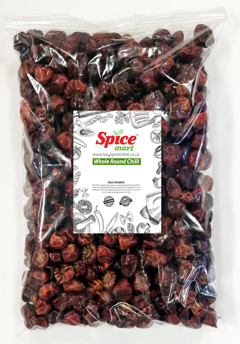Red Round Chilli Whole 50g