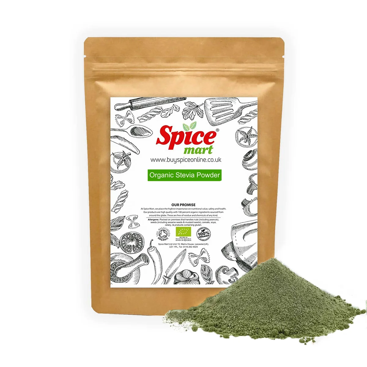 Organic Stevia Powder 500g