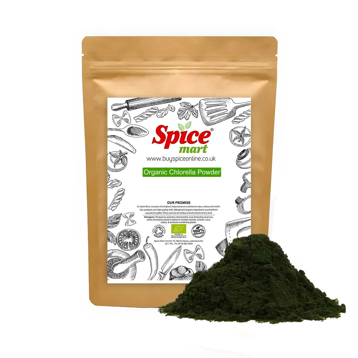 Organic Chlorella Powder 100g